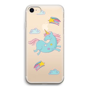 Vliegende eenhoorn: iPhone 7 Transparant Hoesje
