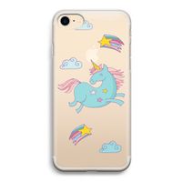 Vliegende eenhoorn: iPhone 7 Transparant Hoesje