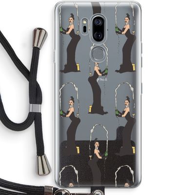Pop Some Kim: LG G7 Thinq Transparant Hoesje met koord