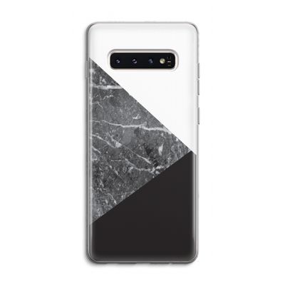 Combinatie marmer: Samsung Galaxy S10 4G Transparant Hoesje