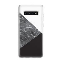 Combinatie marmer: Samsung Galaxy S10 4G Transparant Hoesje