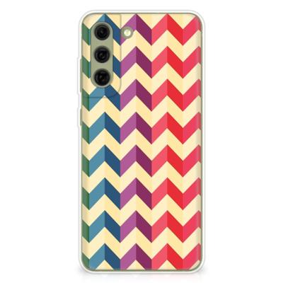 Samsung Galaxy S21FE | TPU bumper | Zigzag Multi Color