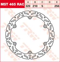 TRW Remschijf, remschijven voor de moto, MST465RAC
