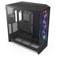 Case Mid-Tower - NZXT - H9 Flow RGB - Doppia camera - Ventole RGB incluse - Nero