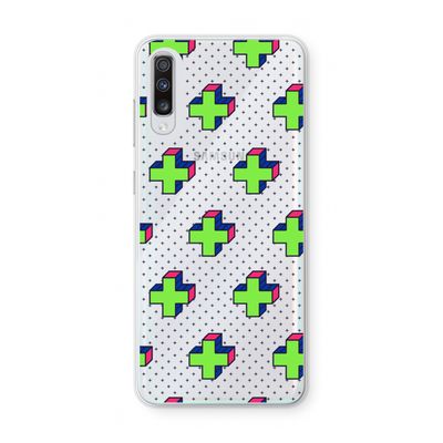 8-bit N°10: Samsung Galaxy A70 Transparant Hoesje