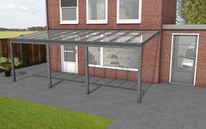 YARD Outdoor Velvetline Veranda 700x250 cm aluminium - Glasdak- - Aluminium- YARD Outdoor