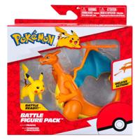 Jazwares Pokémon battle feature figuurset - glurak en pikachu - 2dlg.