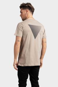 Purewhite "Pure Path" Triangle T-Shirt Taupe - Maat XXL - Kleur: Taupe | Soccerfanshop