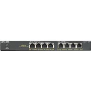 Netgear GS308PP Unmanaged Gigabit Ethernet Zwart (PoE)