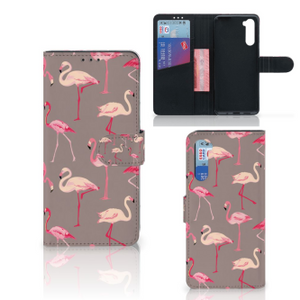 OnePlus Nord Telefoonhoesje met Pasjes Flamingo