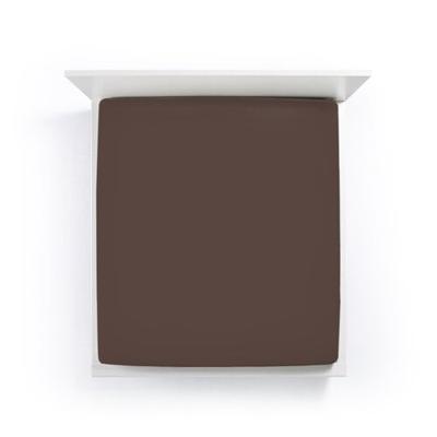 Bella Donna Bella Donna Hoeslaken Jersey Tweepersoons mokka-0121 140/190-160/220