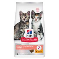 Hill&apos;s Kitten Perfect Digestion kip met bruine rijst kattenvoer 7 kg