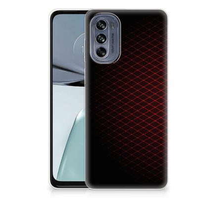 Motorola Moto G62 5G | TPU bumper | Geruit Rood