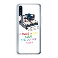 Smile: Samsung Galaxy A20s Transparant Hoesje Smile: Samsung Galaxy A20s Transparant Hoesje