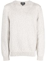 A.P.C. pull en maille à manches longues - Blanc