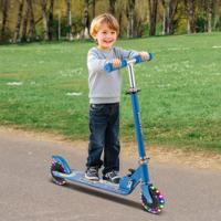 Kinderstep met Led-Wielen Inklapbaar Stuur in Hoogte Verstelbaar Kinderstep Kickscooter voor Jongens en Meisjes Vanaf 3 Jaar