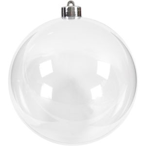 Kerstbal - transparant - DIY - 6 cm - Kerstversiering/decoratie   -