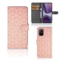 OnePlus 8T | Telefoon Hoesje | Pattern Orange | Portemonnee hoesje
