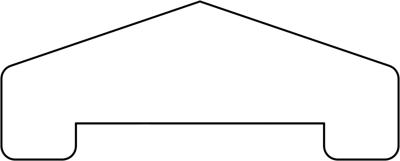 Afdekregel piramide hardhout 180 cm Tuindeco - Tuindeco