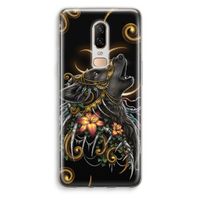 Huilende Wolf: OnePlus 6 Transparant Hoesje