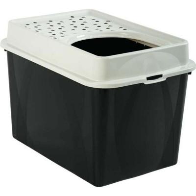 Kattenbak Rotho My Pet BERTY 57 x 40 x 33 cm Wit/Zwart