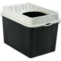 Kattenbak Rotho My Pet BERTY 57 x 40 x 33 cm Wit/Zwart