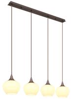 Globo Bruine hanglampMaxy 4-lichts - 15548-4HC