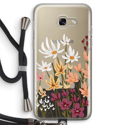 Painted wildflowers: Samsung Galaxy A5 (2017) Transparant Hoesje met koord