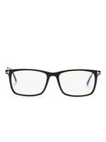 TOM FORD Eyewear lunettes de vue à monture rectangulaire - Marron