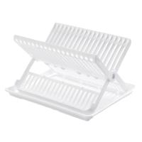 PlasticForte Afdruiprek - 2-laags - wit - met lekbak - 37 x 33 cm - afwasrek