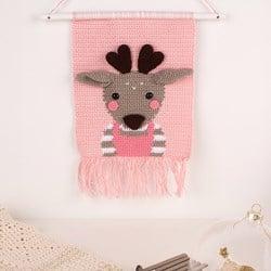 Amigurumi Festival Kerst: Kerst Wandhanger Rendier Dakota Garenpakket - Exclusief Patroon