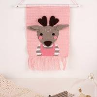 Amigurumi Festival Kerst: Kerst Wandhanger Rendier Dakota Garenpakket - Exclusief Patroon