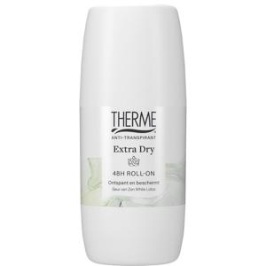 Therme Extra dry anti-transpirant zen white lotus roller