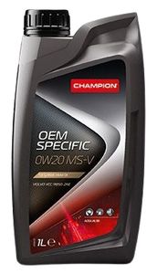 Motorolie Champion OEM Specific 0W20 MS-V A1/B1 1L 8229374