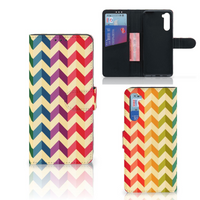 OnePlus Nord Telefoon Hoesje Zigzag Multi Color - thumbnail