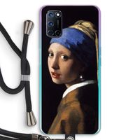 The Pearl Earring: Oppo A92 Transparant Hoesje met koord