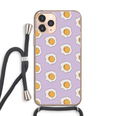 Bacon to my eggs #1: iPhone 11 Pro Transparant Hoesje met koord