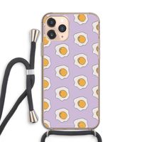 Bacon to my eggs #1: iPhone 11 Pro Transparant Hoesje met koord