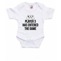 Player 3 entered cadeau baby rompertje wit jongen/meisje 92 (18-24 maanden)  -