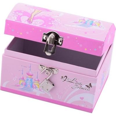 Sieradenkistje - Prinsessen - roze - sieradendoos slot - juwelendoosje met fee