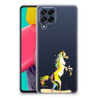 Samsung Galaxy M53 Telefoonhoesje met Naam Horse Color - thumbnail