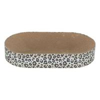 Krabpaalbed - TRIXIE - LEO - Karton - 63 x 10 x 35 cm - Crème luipaardprint