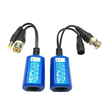 2 stuks Anpwoo 215PV 2 in 1 Power + Video Balun HD-CVI/AHD/CVI passief Twisted Transceiver