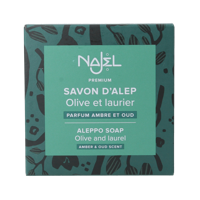 Najel Aleppo Aleppo zeep amber oud aroma aan koord 150 Gram