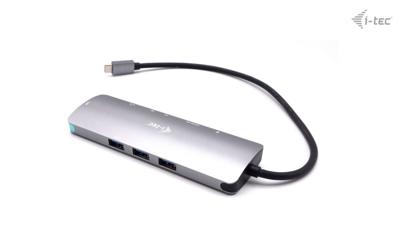 i-tec Metal USB-C Nano dockingstation 4K HDMI LAN + Stroomvoorziening 100 W