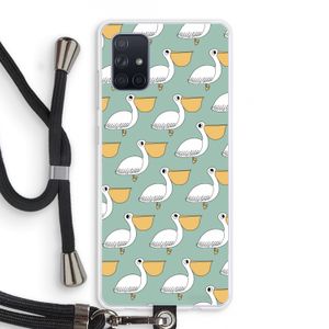 Pelican: Samsung Galaxy A71 Transparant Hoesje met koord