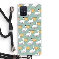 Pelican: Samsung Galaxy A71 Transparant Hoesje met koord