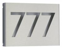 Albert Huisnummer lampHousel L met schemersensor - 696013