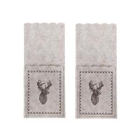 Svenska Living Bestekzakje rendier vilt set a 2 23x10cm