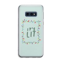 It's Lit: Samsung Galaxy S10e Transparant Hoesje